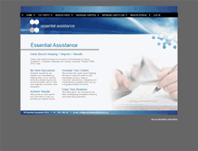 Tablet Screenshot of essentialassistance.com.au
